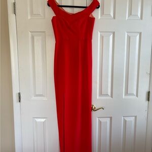 Elegant Red Evening Gown